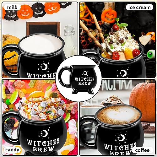 Halloween Cauldron Mug 12oz Witch Brew Ceramic Drinkware for Holiday