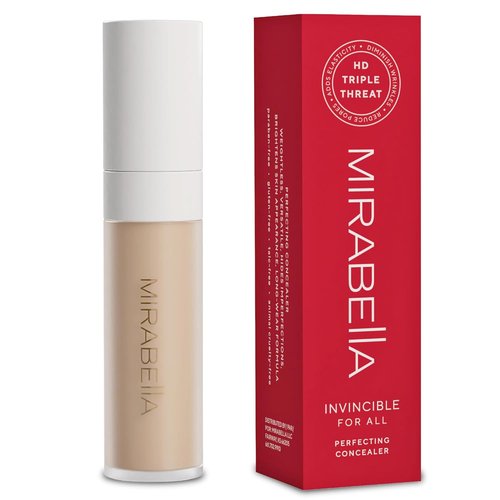 Mirabella Invincible Under Eye Concealer - Full Coverage Hydrating Formula for Dark Circles | Fair F60