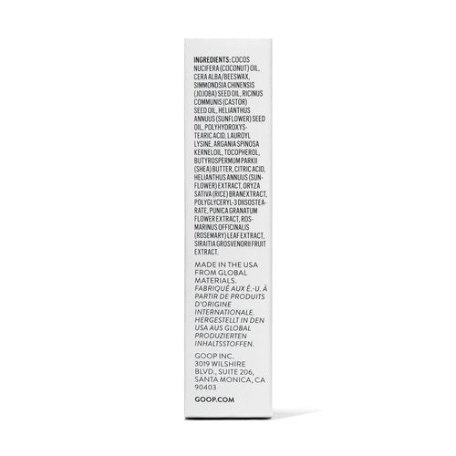 goop Beauty Clean Lip Balm | Dry Lips Treatment | Coconut Oil, Pomegranate Extract, & Shea Butter | Petroleum Free | 0.16 oz