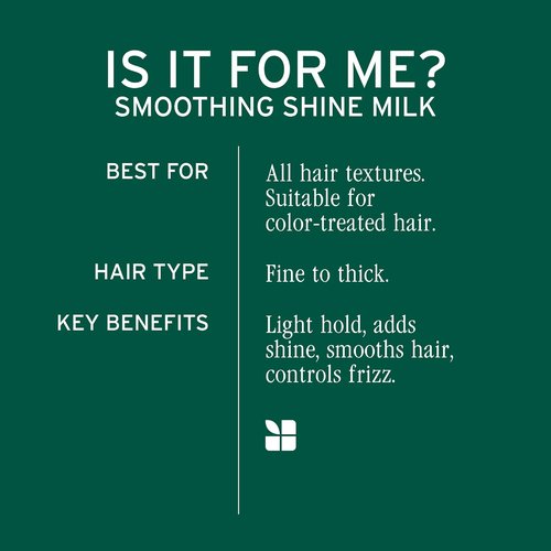 Biolage Smooth Shine Milk - Leave-In Smoothing Spray for Frizz Control & Shine | Lightweight, Vegan