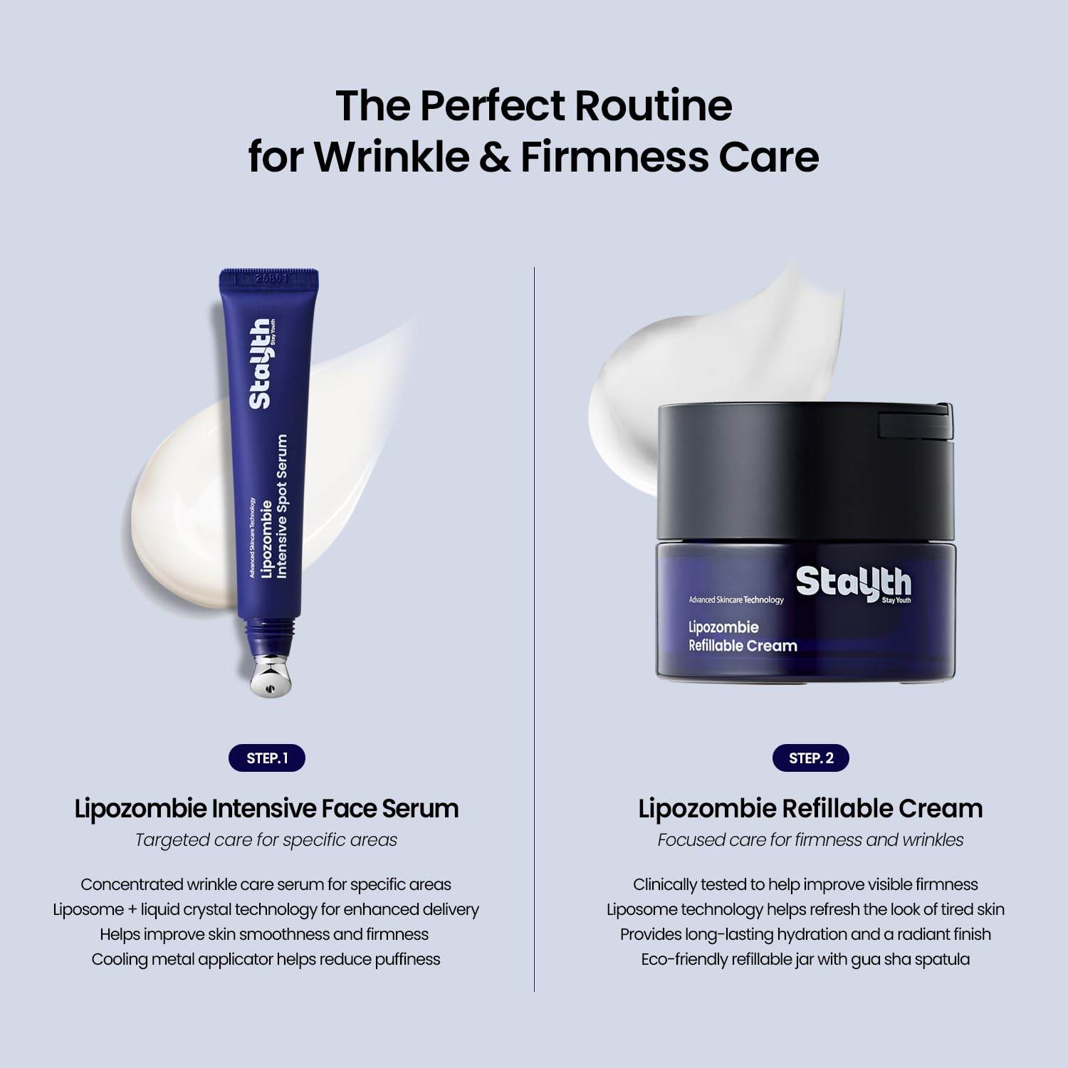 Zombie Reset Cream - Refillable Hydrating Face Moisturizer with Peptides | Korean Skin Revival, 50ml