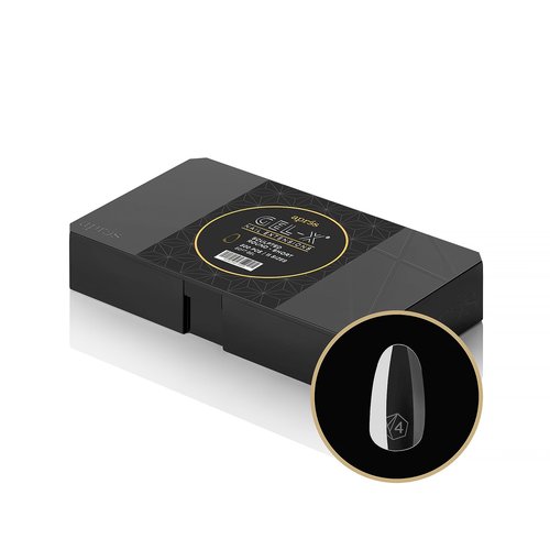 Aprés Gel-X® Sculpted Round Short Tip Box | 500pc Gel-X Tips, 11 Sizes 00-9, Premium Quality