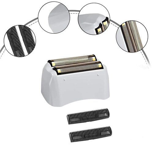 For Andis Foil Shaver Replacement Head for Model TS-1 TS-2 17150 17200 17235 Pro Foil Shaver, Replaces #17155 17160 17280 Shaver (Gold/2Pack)
