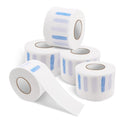NICEMOVIC 5 Rolls Disposable Barber Paper Neck Strips Barber Accessories, Professional Barber Supplies Stretchy Paper Neck Strips for Salon Haircut Styling
