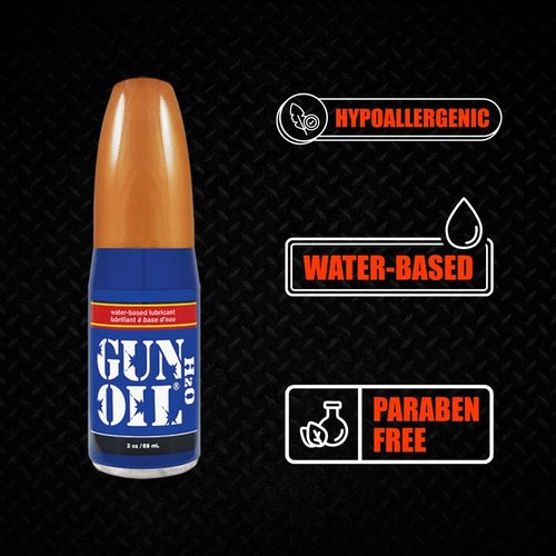 Gun Oil Water-Based Lubricant - 32 Ounce Premium Personal Lube | Long-Lasting, Hypoallergenic & Condom Safe