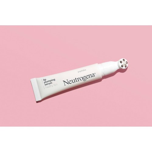 Neutrogena Healthy Lips Plumping Serum - Nourishing Lip Enhancer with Peptides | 0.5 fl. oz.