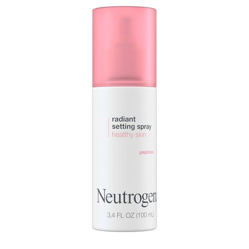 Neutrogena Healthy Skin Radiant Setting Spray - Long-Lasting Hydrating Face Mist with Antioxidants & Peptides | 3.4 fl. oz.