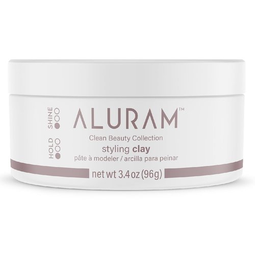 ALURAM Hair Styling Clay - Soft Satin Finish for All Hair Types | 3.4 Fl Oz Clean Beauty Haircare