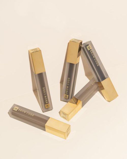 Brow Code TINTED Multi-Peptide Brow Gel w/Brush (Dark Brown)