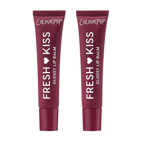 ColourPop Fresh Kiss Glossy Lip Balm - Hydrating Formula with Peptides & Vitamin E - Wild Berry (2 Count)
