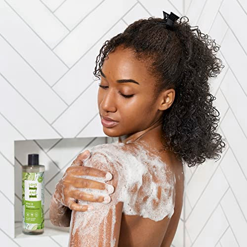 Love Beauty and Planet Plant-Based Body Wash Refresh and Rejuvenate Skin Kiwi and Peptides Made with Plant-Based Cleansers and Skin Care Ingredients, 100% Biodegradable 20 fl oz