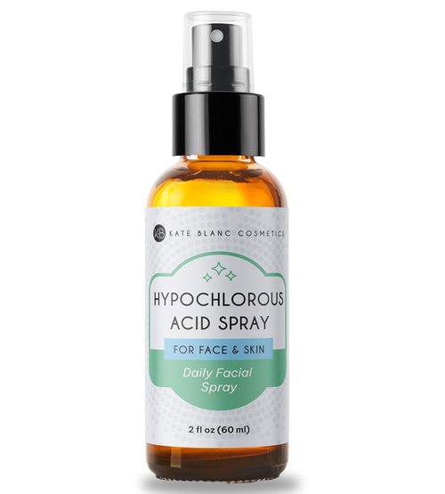 Kate Blanc Cosmetics Hypochlorous Acid Spray - Gentle Facial Cleanser for Acne-Prone Skin | 2oz