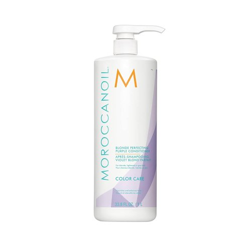 Moroccanoil Blonde Perfecting Purple Conditioner - Brightens & Nourishes Blonde Hair