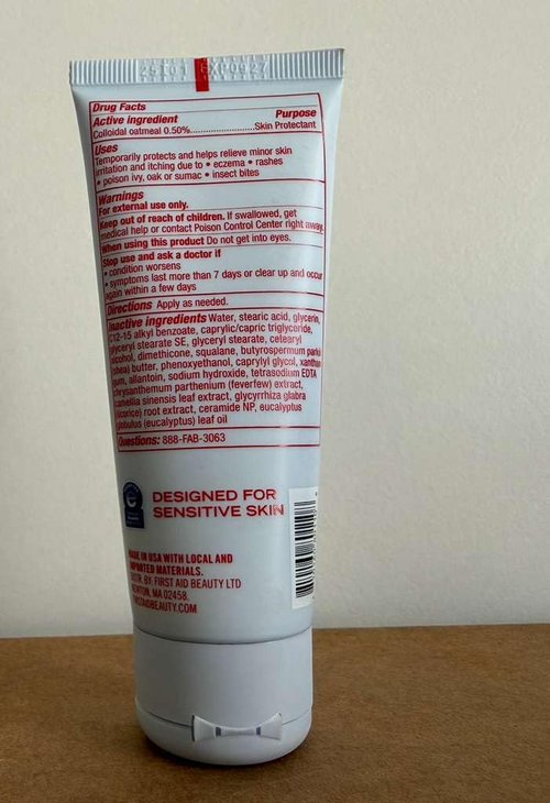 First Aid Beauty - Ultra Repair Cream - Hydrating Face & Body Moisturizer - Whipped Colloidal Oatmeal Clinically Proven to Strengthen Skin Barrier in 7 Days - Helps Relieve Eczema, 2 oz Travel Size