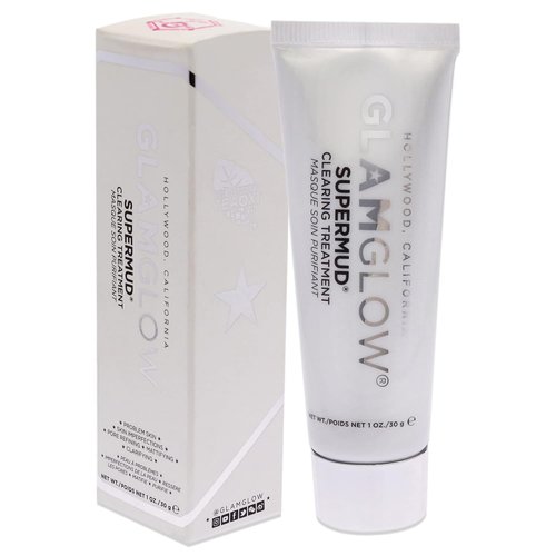Glamglow Supermud Clearing Treatment - Deep Cleansing Face Mask for Clear Skin | 1 oz