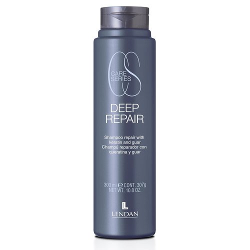 LENDAN Repairing Shampoo - Deep Repair for Damaged Hair - 300 ml with Hydrolyzed Keratin - Adds Shine & Reduces Frizz