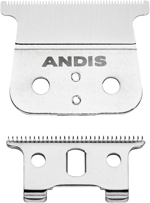 Andis T-Blade Replacement | Close Cutting T-Outliner Trimmer Blade - Zero Gapped, Silver