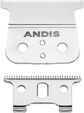Andis T-Blade Replacement | Close Cutting T-Outliner Trimmer Blade - Zero Gapped, Silver