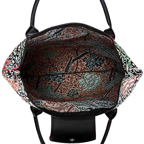 Signare Tapestry Foldable Tote Bag Reusable Shopping Grocery Bag - The Cray