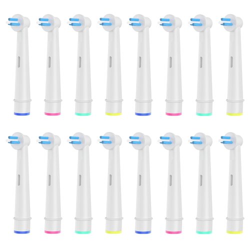 16pcs Interspace Replacement Heads Compatible with Oral B Electric Toothbrushes for Cleaning Crevices, Bridges and Implants.