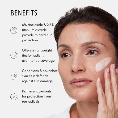 HydroPeptide Tinted Moisturizer with Sunscreen - SPF 30 Antioxidant Face Cream, 1.7 Ounce