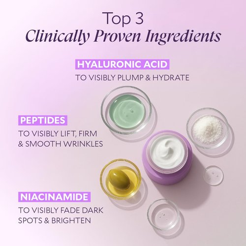 FIÈRA MoistureWiser Anti-Aging Face Moisturizer – Hydrating Cream with Peptides for Mature Skin – 1.69 fl oz