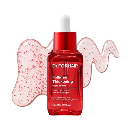 Dr.FORHAIR Folligen Thickening Scalp Serum - Biotin Density Treatment for Thicker, Fuller Hair | 1.7 oz | Korean Haircare