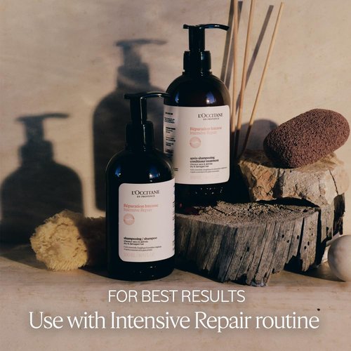 L'Occitane Intensive Repair Shampoo - Revitalize Dry, Damaged Hair | Silicone-Free & Vegan Formula