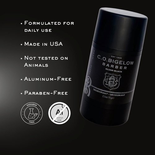 C.O. Bigelow Men's Deodorant - Aluminum-Free Gel Stick in Musk & Vanilla Scent, 2.5oz