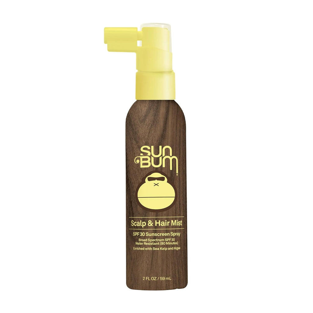 Sun Bum SPF 30 Sunscreen Scalp & Hair Mist - Vegan Broad Spectrum UVA/UVB Spray with Vitamin E - 2 oz