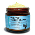 Pollo Gold Whipped Chicken Tallow Cream – Collagen-Rich Organic Face & Body Moisturizer with Olive & Essential Oils | Handmade in USA | For All Skin Types – 2 oz (Vanilla Bean)