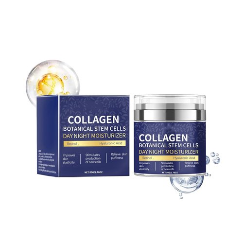 Grospe Collagen Face Lift Cream - Hydrating Anti-Aging Moisturizer with Plant Stem Cells | 1.76 Oz