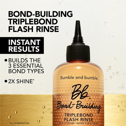 Bumble and bumble. Bond-Building TripleBond Flash Rinse - Strengthens Hair & Adds 2x Shine | For Fine to Medium Curly, Wavy, Straight Hair