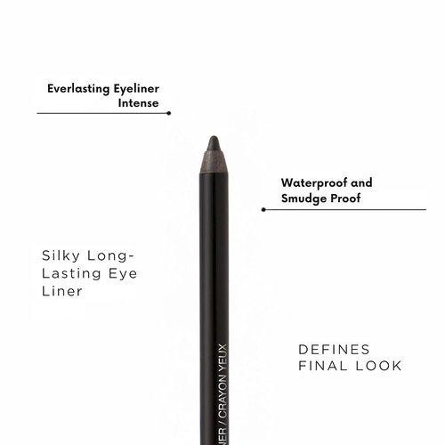 GA-DE Everlasting Eyeliner - Silky, Long-Lasting Waterproof Formula for Precise or Smoky Looks - 0.04 oz
