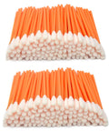 Wellgler's 3.65'' Foam Cleaning Swabs,Multi-Purpose Detailing Foam Tip Swabs, for Electronics,Gun,Car Vent,Printer,Sewing Machine. KM722 (Orange 200PCS)