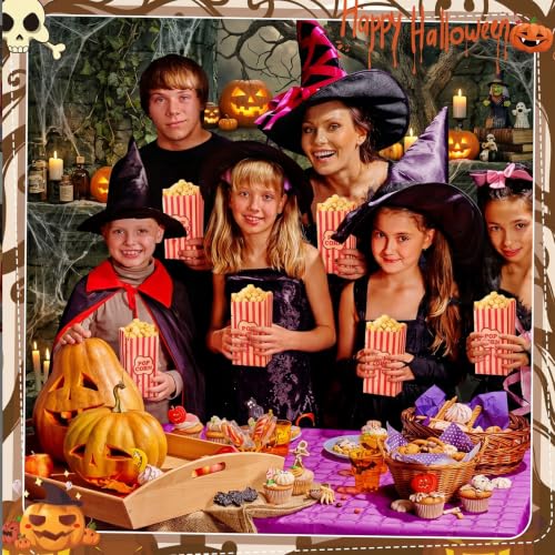 300 Pack Halloween Popcorn Bags Creepy Carnival Party Decor - 1 oz, Variation 300