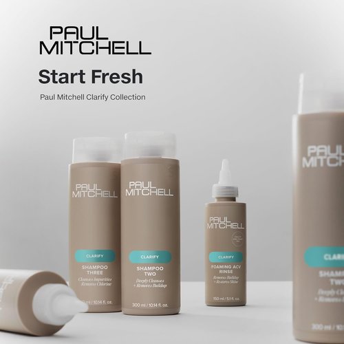 Paul Mitchell Shampoo Three - Clarifying Shampoo That Removes Chlorine & Impurities | For All Hair Types