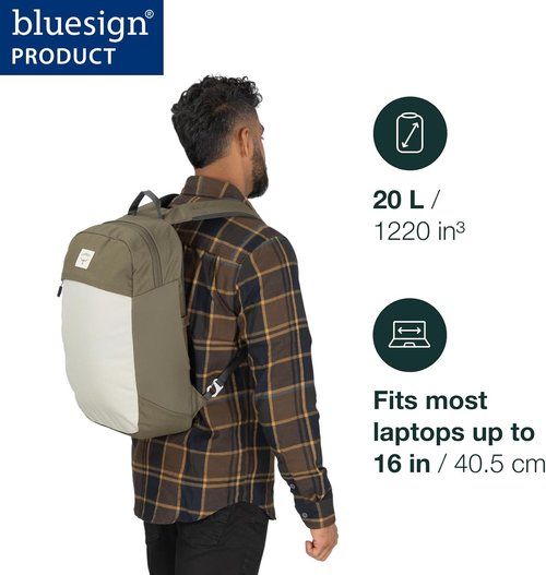 Osprey Arcane Large Day Commuter Backpack - Stylish Porcelain Orange Heather Design