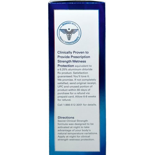 Secret Clinical Strength Invisible Solid Deodorant (1.6 oz., 3 pk.)