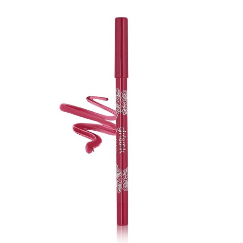 Girlactik Glossy Lip Liner - Moisturizing Lip Pencil for Smooth, Creamy Finish | Vegan & Cruelty-Free (Delilah)