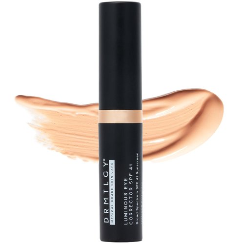 DRMTLGY Luminous Eye Corrector SPF 41 - Hydrating Tinted Cream for Dark Circles - Medium, 0.25 fl oz / 7 mL