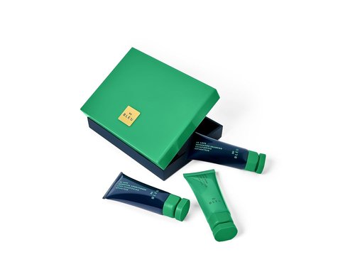 R+Co BLEU Repair + Moisture Trial Set - Travel Size Shampoo, Conditioner & Repair Mask | Strengthens & Hydrates Damaged Hair