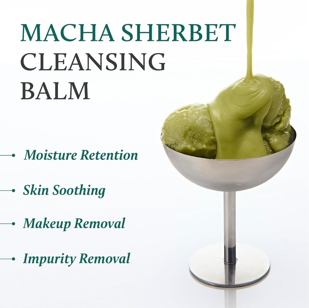 YADAH Green Tea Matcha Cleansing Balm - Gentle Makeup Remover for Sensitive Skin | 3.38 fl oz, Vegan