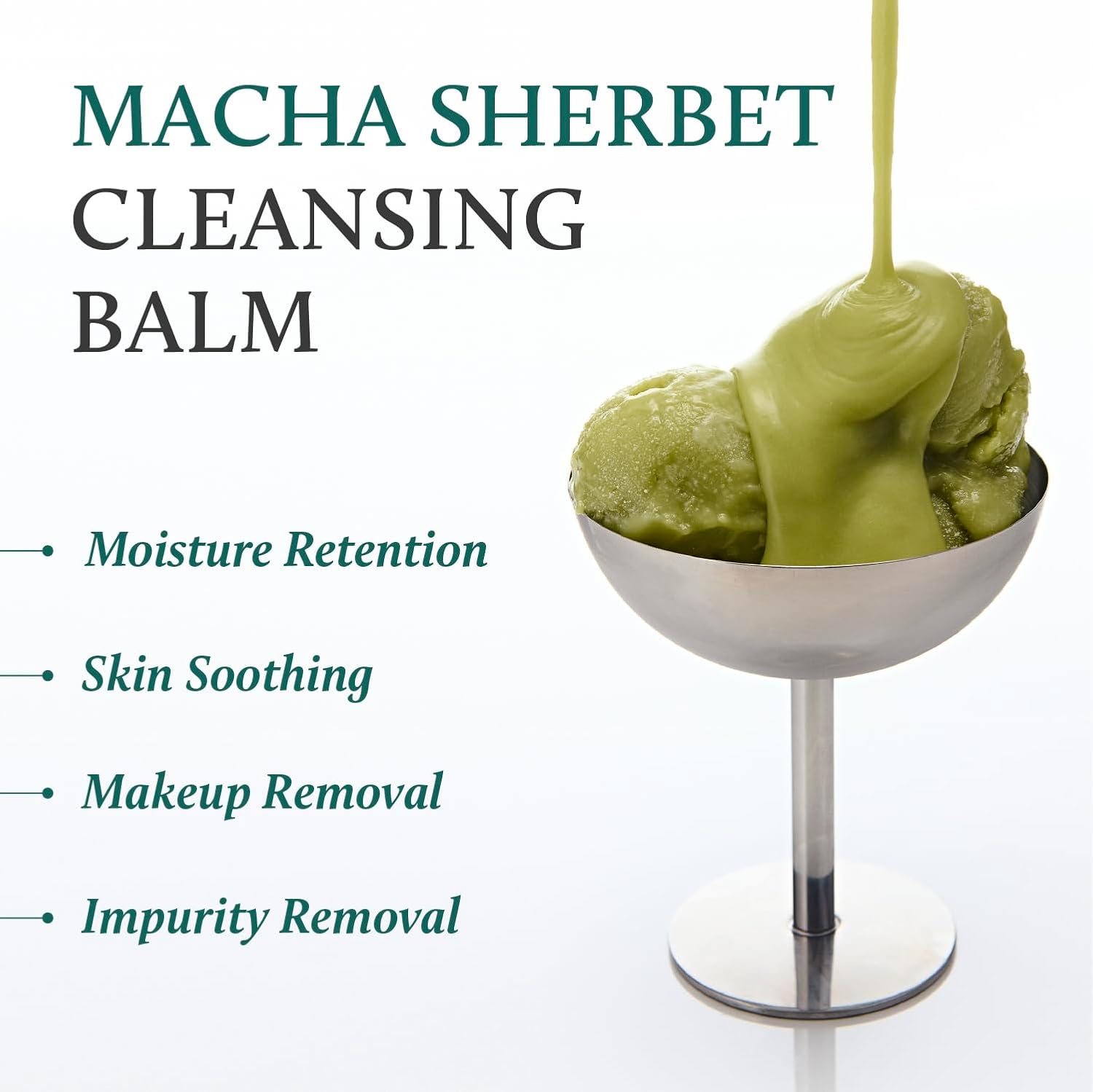 YADAH Green Tea Matcha Cleansing Balm - Gentle Makeup Remover for Sensitive Skin | 3.38 fl oz, Vegan