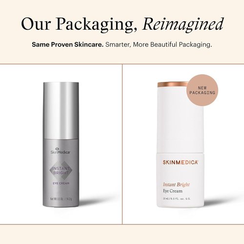 SkinMedica Instant Bright Eye Cream - Age-Defying Formula for Dark Circles, Puffiness & Lines