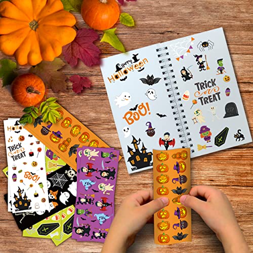 Halloween Stickers for Kids 40 Sheets Bulk Halloween Stickers Pack - 680 Pieces