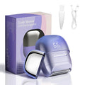 UNIMIKO Electric Shaver For Women, Waterproof Wet Dry Mini Electric Razors For Women - Cordless Rechargeable Foil Shaver For Hair Removal, Legs, Face, Body, Bikini,Sensitive Skin, Teens, Ladie(Purple)