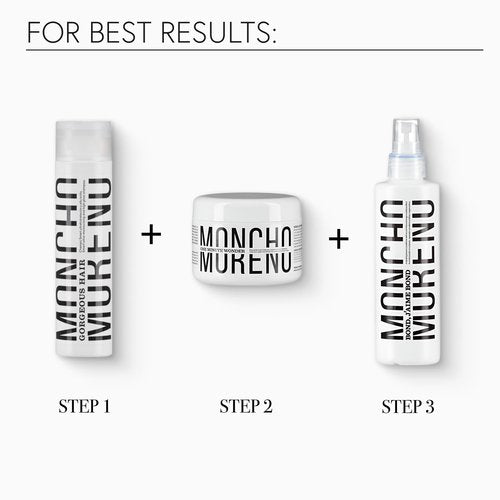 MONCHO MORENO Bond, J’aime Bond - Professional Leave-In Conditioner, Bond Repair & Anti-Breakage Treatment with Frizz Control and Sun Protection for Dry & Damaged Hair (6.6 Fl Oz)