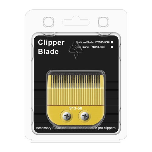 913-50 Adjustable Medium Blade Replacement Trimmer Blade Compatible with oster Finisher Trimmer Model 59 and T-Finisher Trimmer Blades，Golden