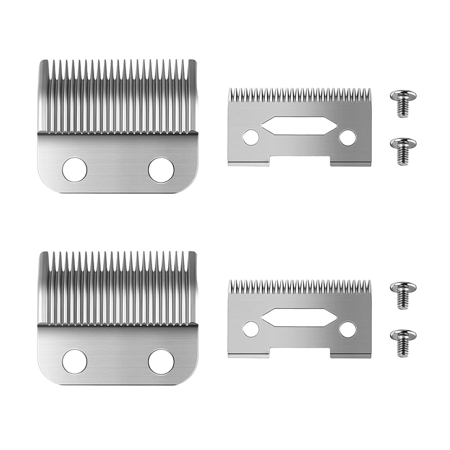 Wahl Clipper Replacement Blades - 2 Pack Compatible with 2 Hole Clipper Blades | Durable & Efficient